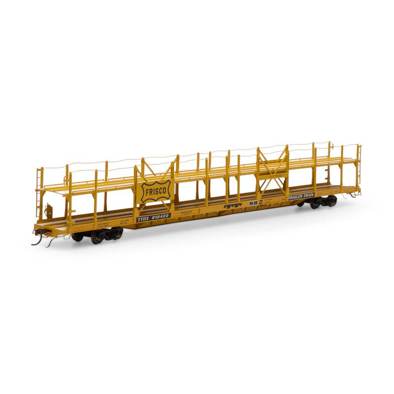 HO F89-F Bi-Level Auto Rack, Frisco/TTBX #910430