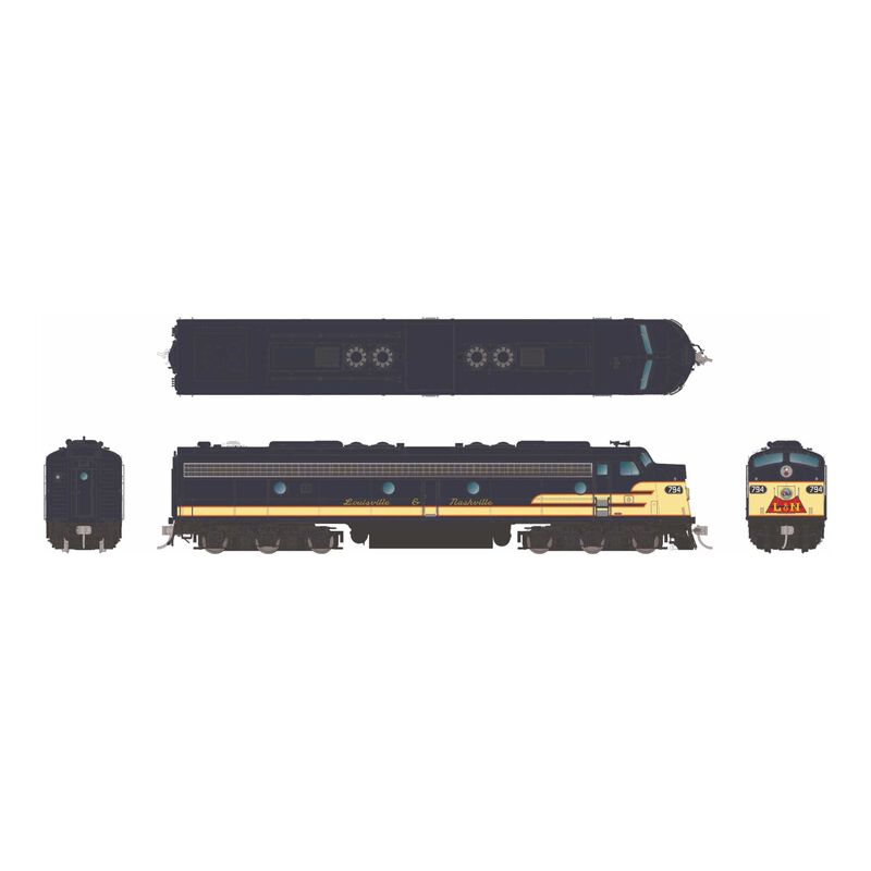 HO EMD E8A (DC/DCC/Sound): L&N - Delivery Scheme: #795
