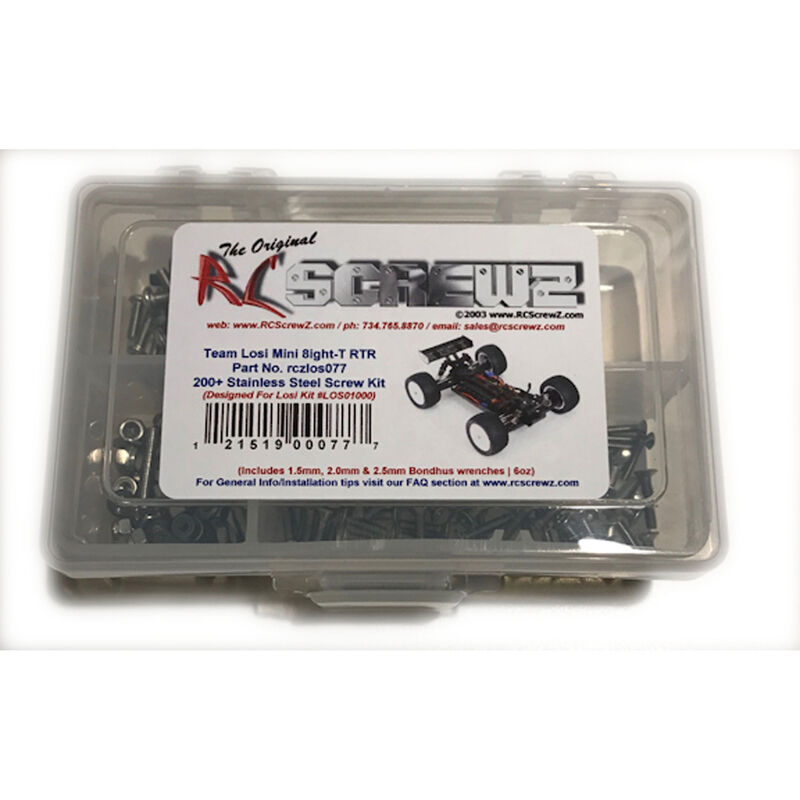 Stainless Steel Screw Set: Losi Mini 8IGHT-T