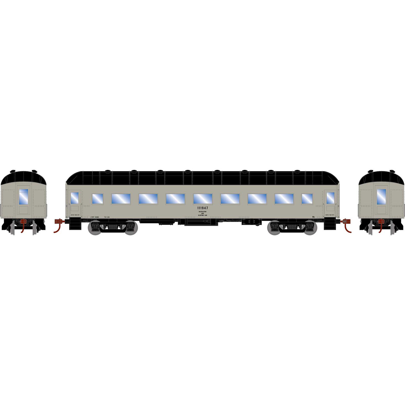 HO RTR Arch Roof Coach, MOW #111947