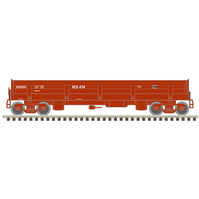 N DIFCO Dump Car Kansas City Southern 470, Brown