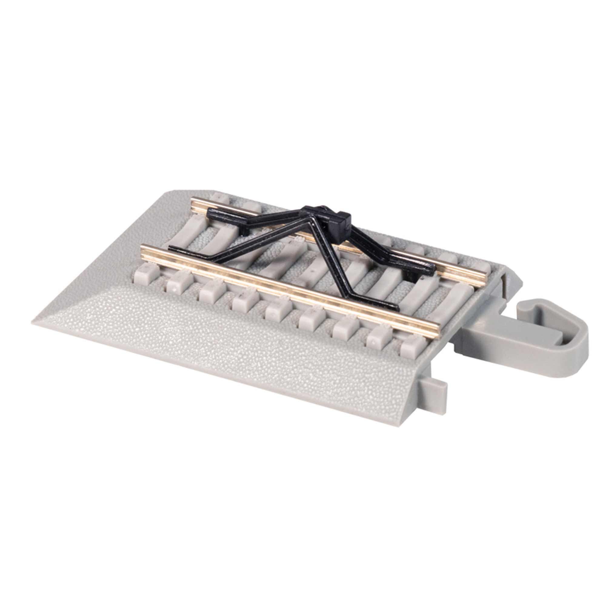 Bachmann 44891 EZ-Track Hayes Bumper – Nickel Silver – N Scale (2 Pack)