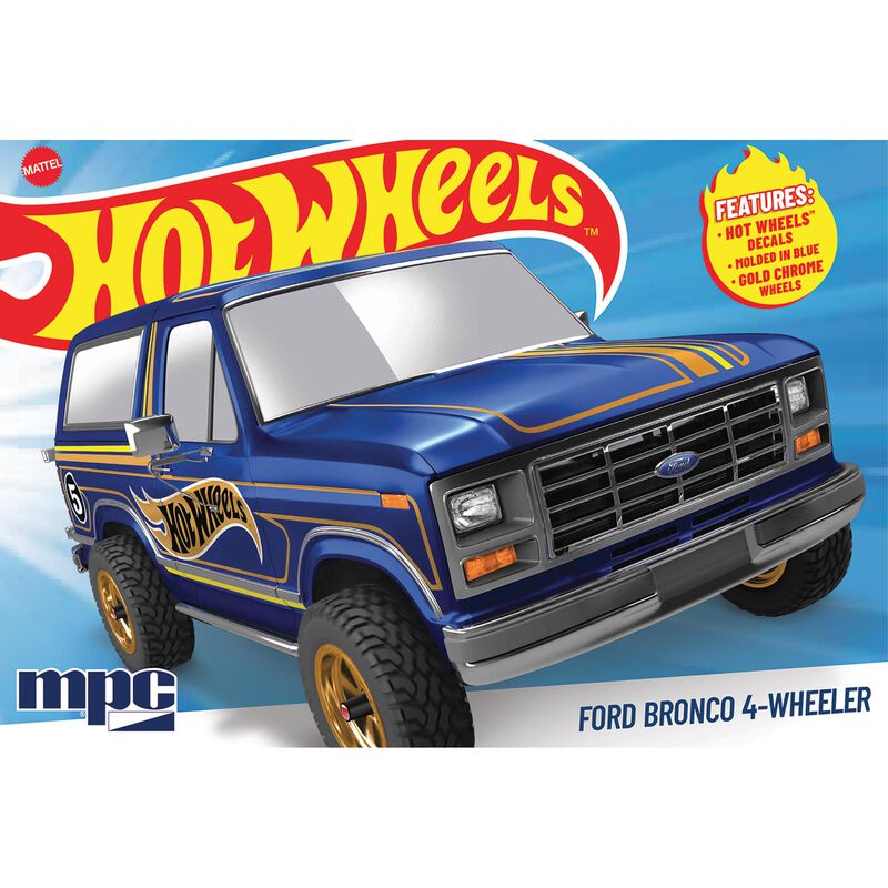 AMT 1/25 Hot Wheels Ford Bronco 4-Wheeler Model Kit