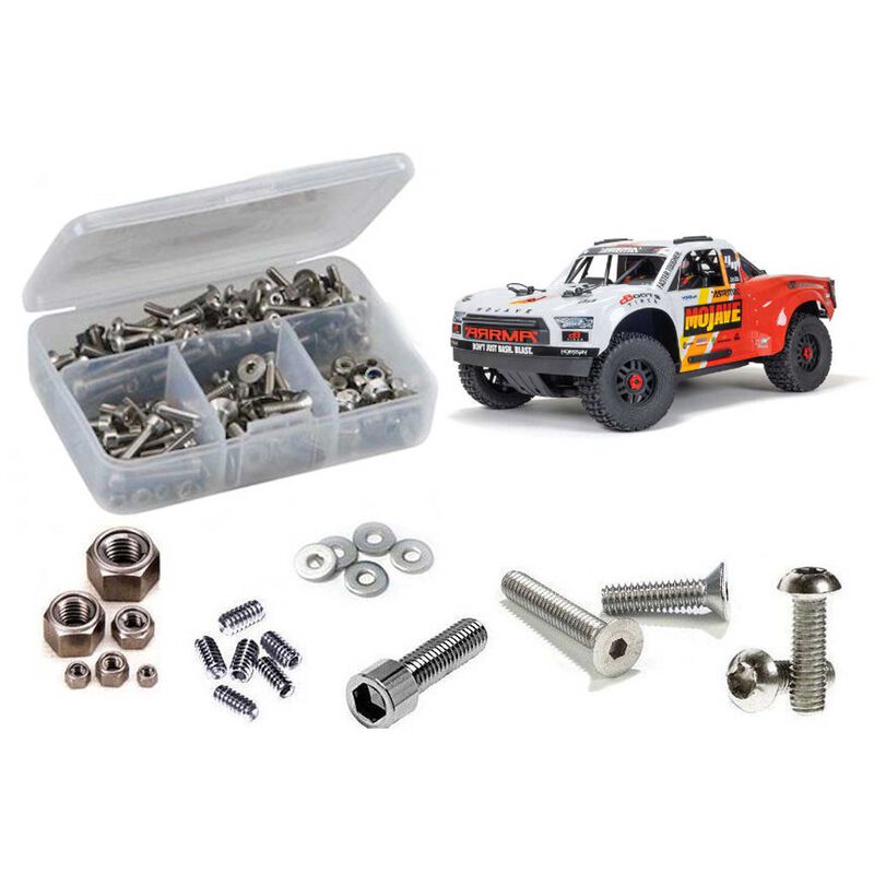 Stainless Steel Screw Kit, 1/8 ARRMA Mojave 4S BLX