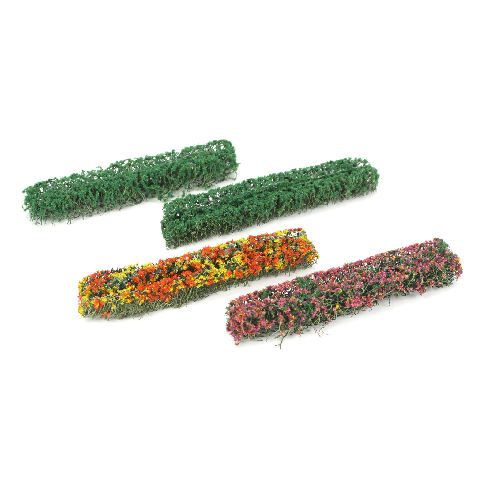 Flower Hedges, Green/Blossom Blended 5x3/8x5/8"(8)