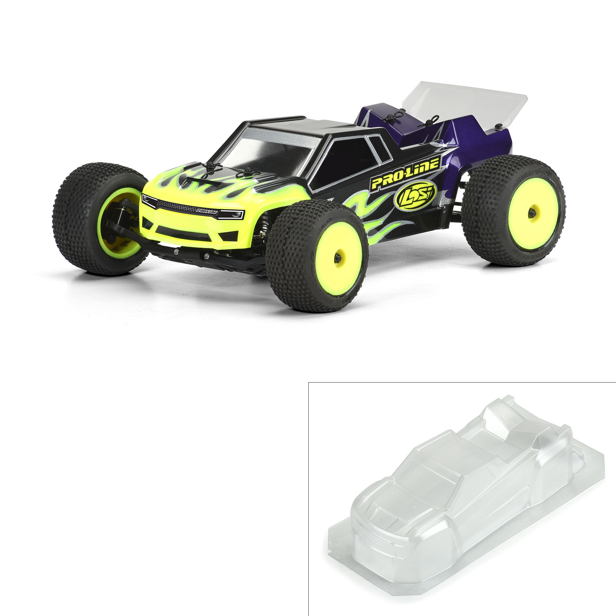 Pro-Line Racing 1/18 Axis ST Clear Body: Losi Mini-T | Tower Hobbies