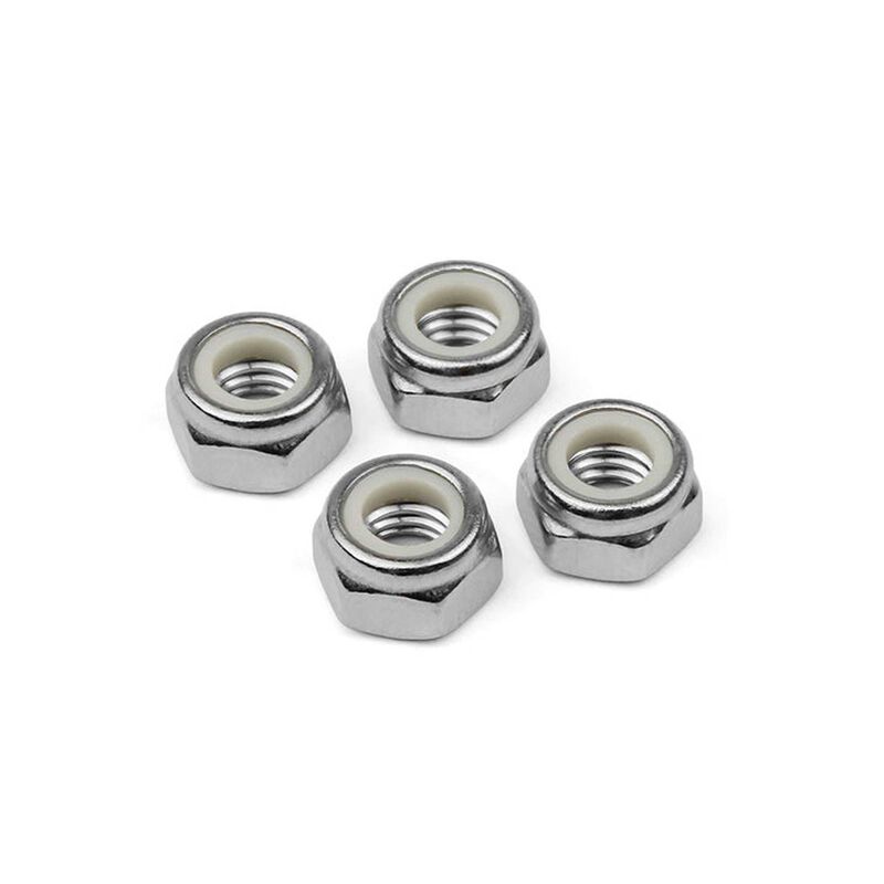 5mm Non-Flanged Wheel Nuts (4)