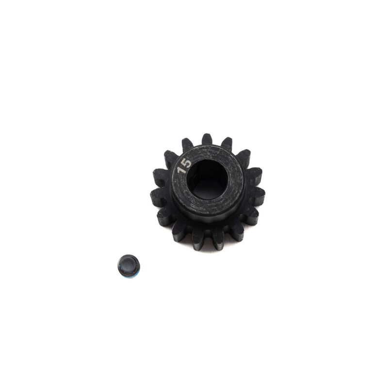 Losi Pinion Gear, 15T, 1.5M, 8mm D, Steel: 5IVE-TE