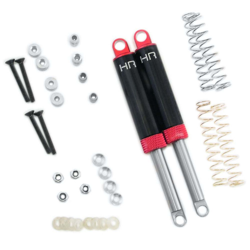 Red Internal Spring Air Shocks, 100mm
