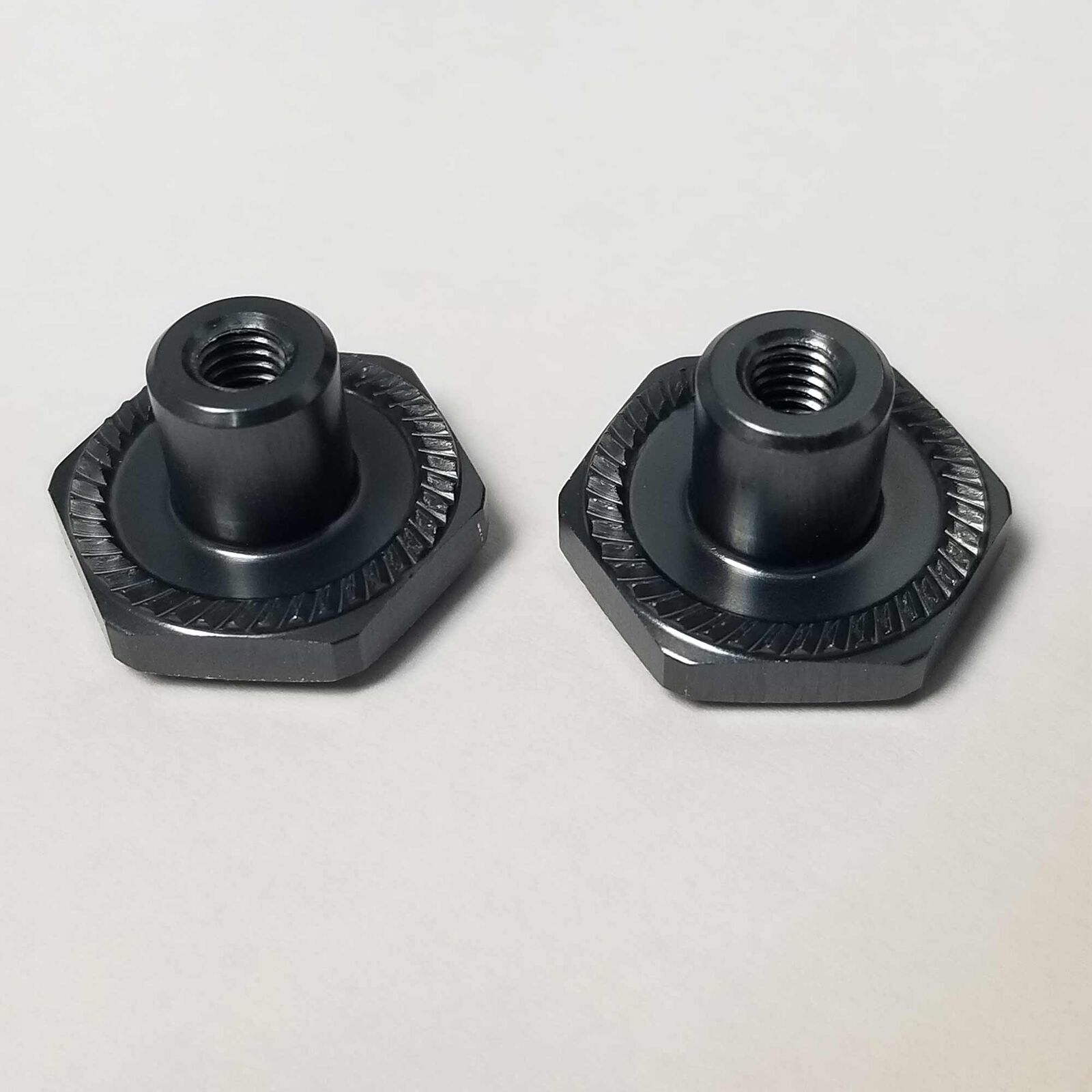 17mm Hex Adapter Nuts, M4x.7 (2)