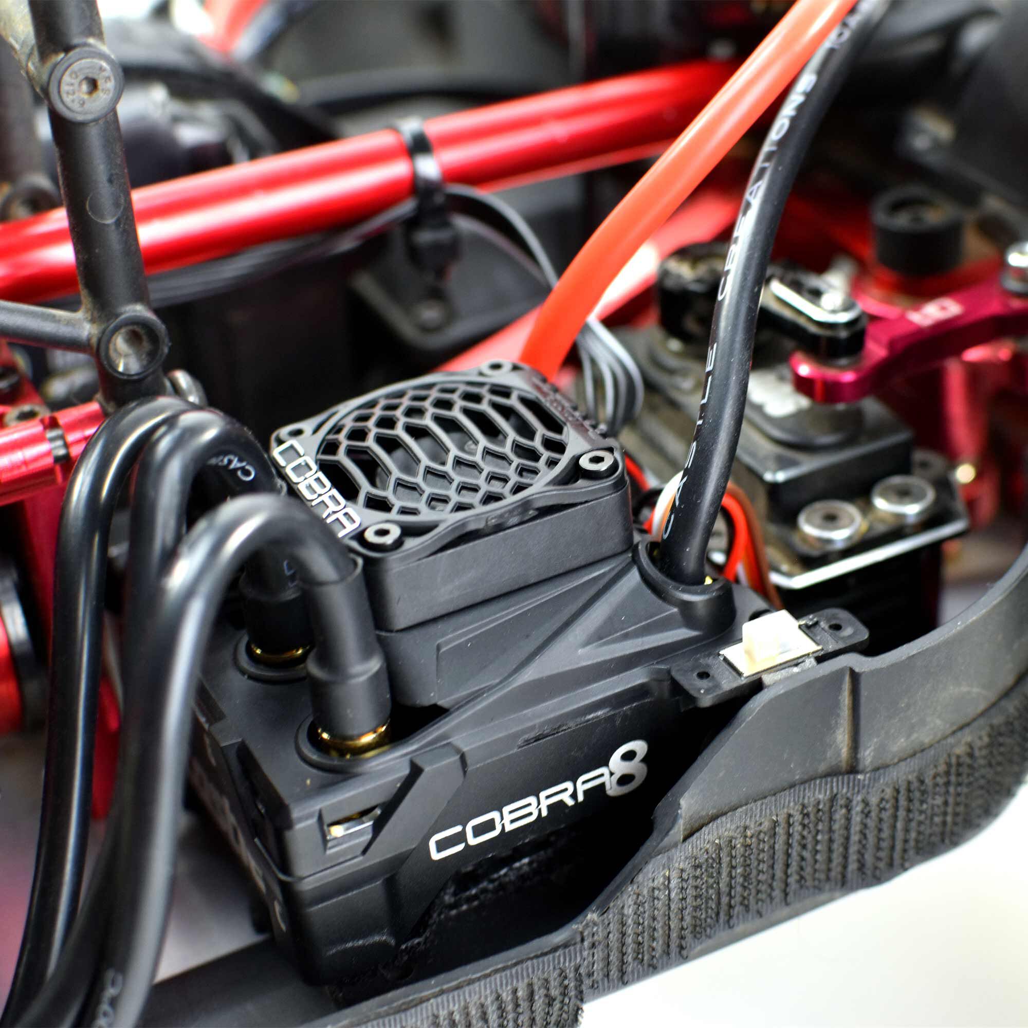 GM15コマ Castle Creations COBRA 8 25.2V ESC with LIMITED EDITION GOLD