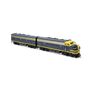HO F7A / F7B Locomotive Set with DCC & Sound, ATSF #257L, #257A
