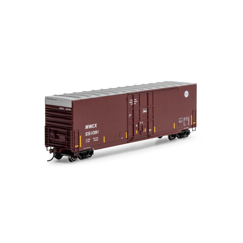 HO 50' High-Cube Smooth Side Box Car, MWCX #551091