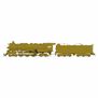 HO ATSF 3460 Class 4-6-4, Painted Brass, Unlettered, Paragon4 Sound/DC/DCC, Smoke