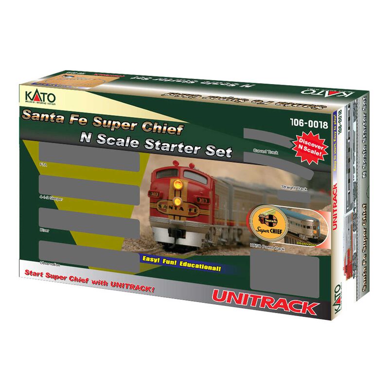 Kato USA, Inc. N Unitrack Santa Fe Super Chief Starter Set
