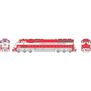 HO SD60I, TRRA/Red/White #4001