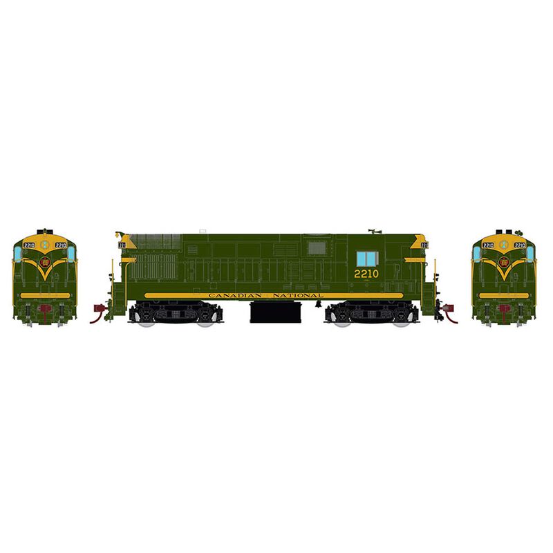 HO Scale H16-44 DC/DCC/S CN Green & Gold #2213