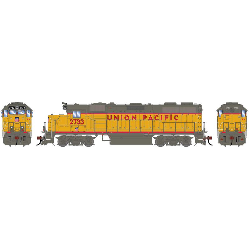 HO GEN GP39-2 PH I Locomotive w/DCC & SOUND, UP #2733