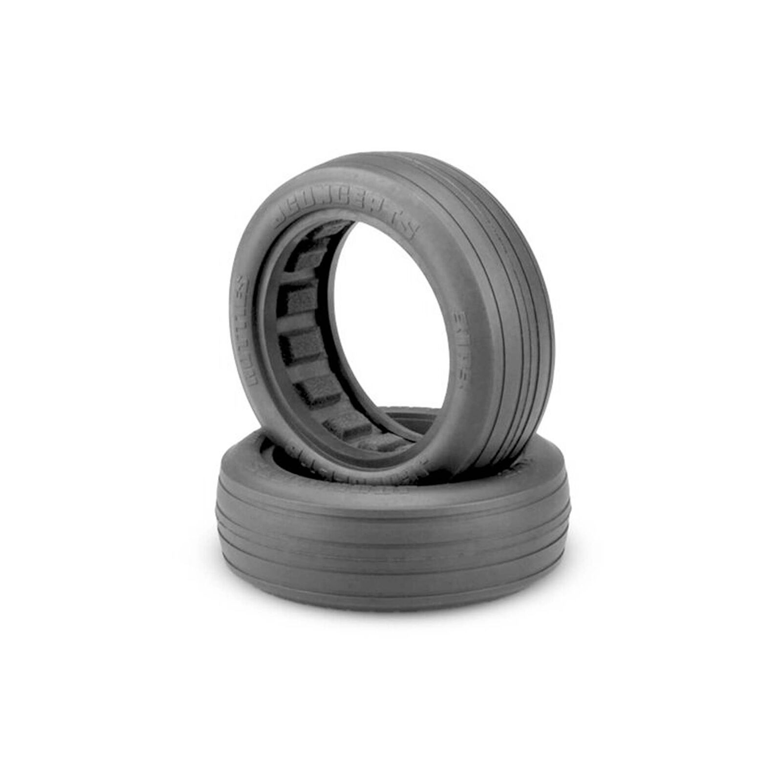 1/10 Hotties 2.2” Front Drag Racing Tires and Inserts, Green Compound (2)