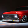 1/10 1972 Chevy C10 Pickup Truck V-100 S 4WD Brushed RTR, Red