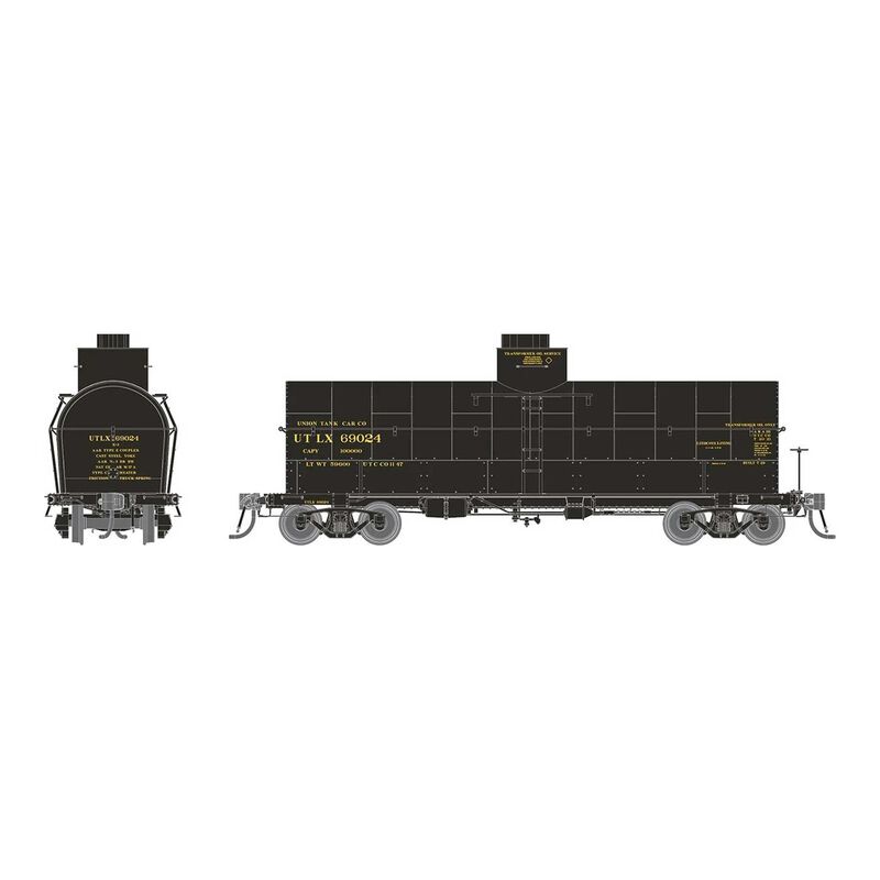 HO Union X-3 Breadbox Tankcar: UTLX - Late 1930s Scheme: 6-Pack