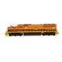 HO SD60M with DCC & Sound, B&P/Orange/Yellow #3889