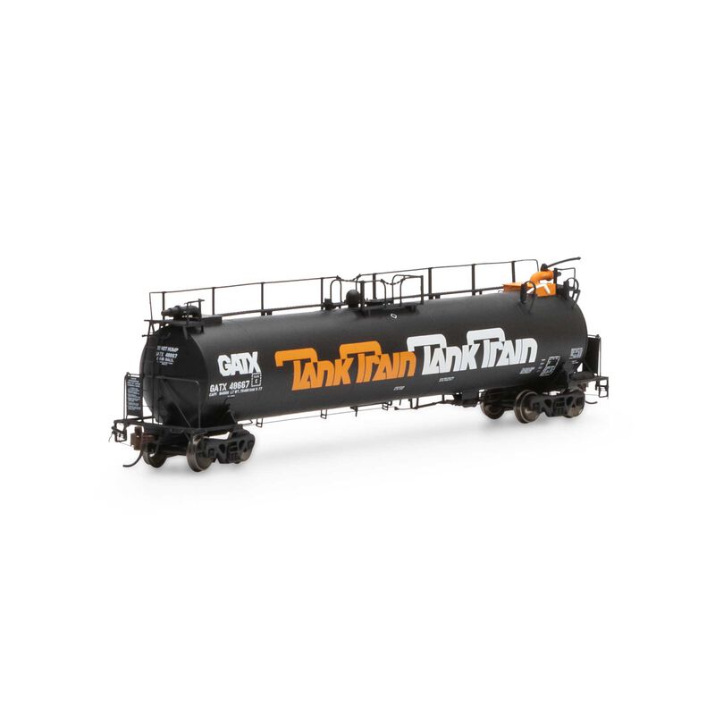 HO TankTrain Intermediate,GATX/Orange Letter#48667
