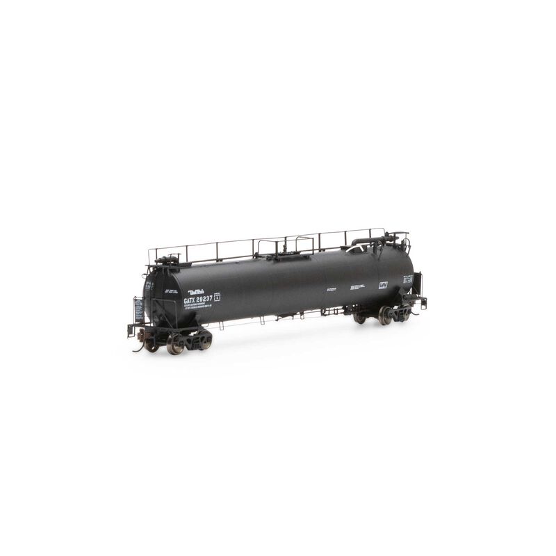 HO TankTrain Intermediate, GATX/Black Small #28237