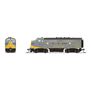 EMD F3A, CRR 800, Restored Gray & Yellow, No-Sound / DCC-Ready, N
