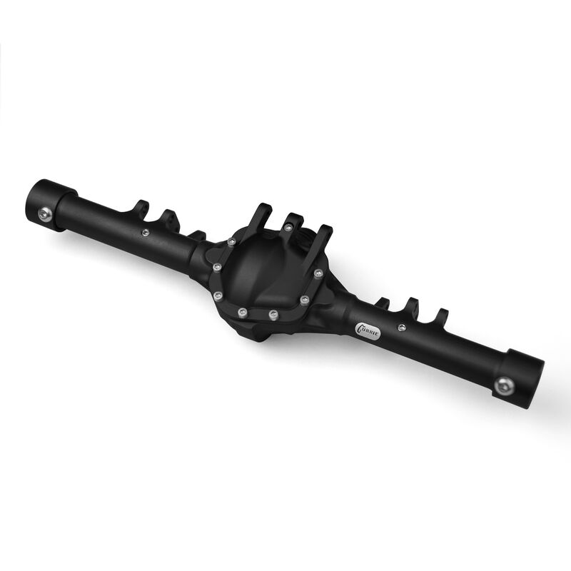 Currie RockJock Rear Axle, Black Anodized: SCX10-II