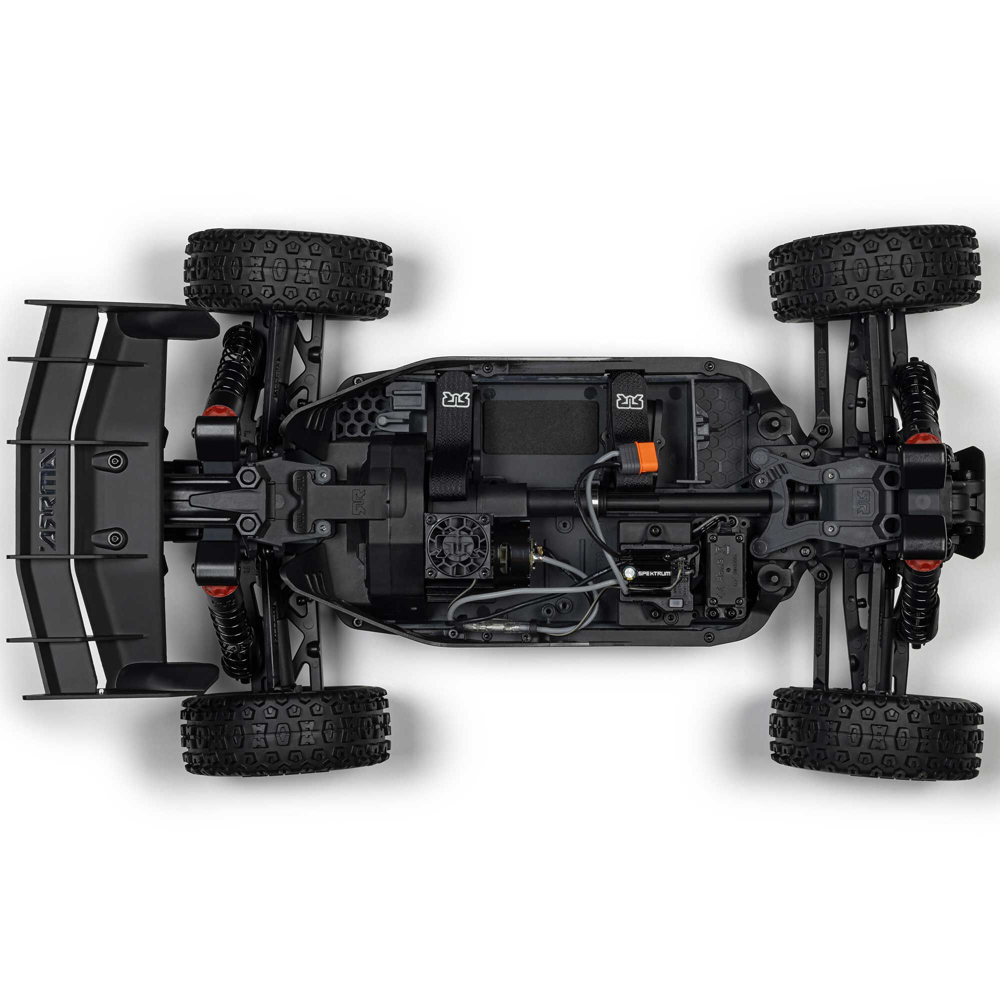 ARRMA 1/8 TYPHON MEGA 665 4X4 RTR Brushed Buggy, Blue | Tower Hobbies