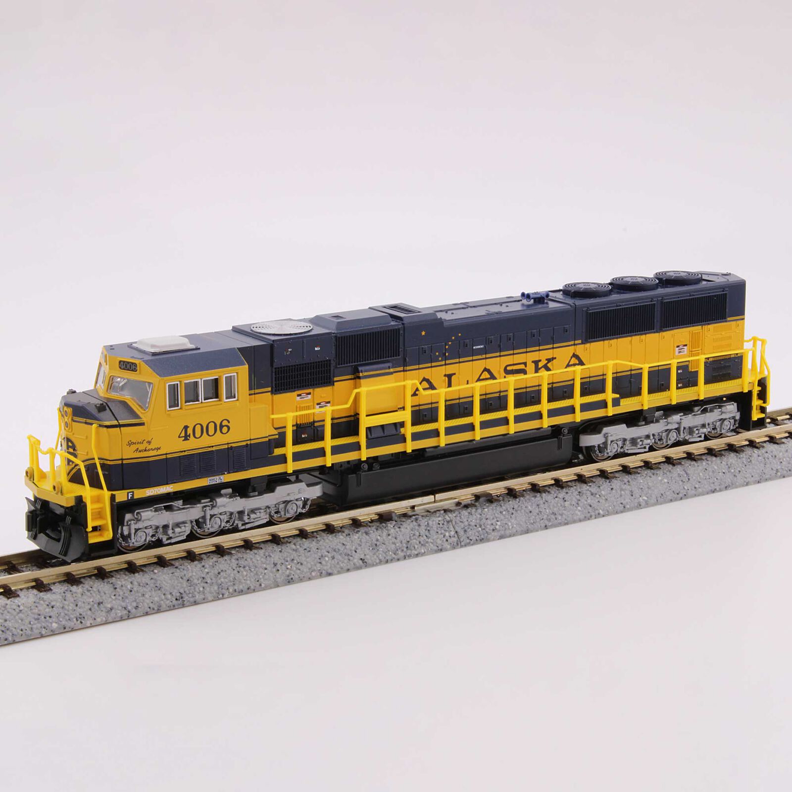 (N) SD70MAC Alaska Railroad #4003 "Spirit of Moose Pass" w/ Preinstalled DCC
