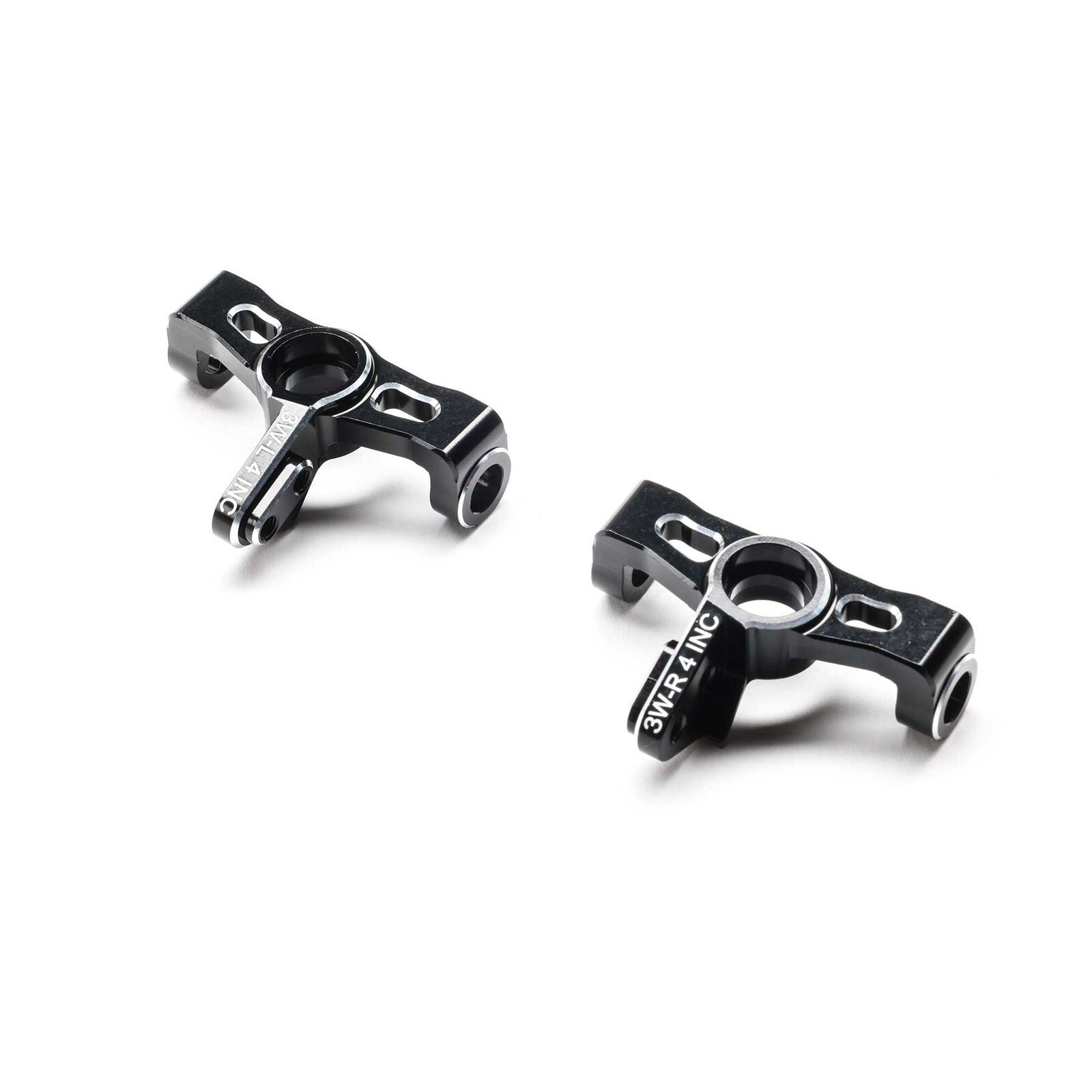 Team Losi Racing Spindle, Wide, 4 Deg Incline, Aluminum: 22X