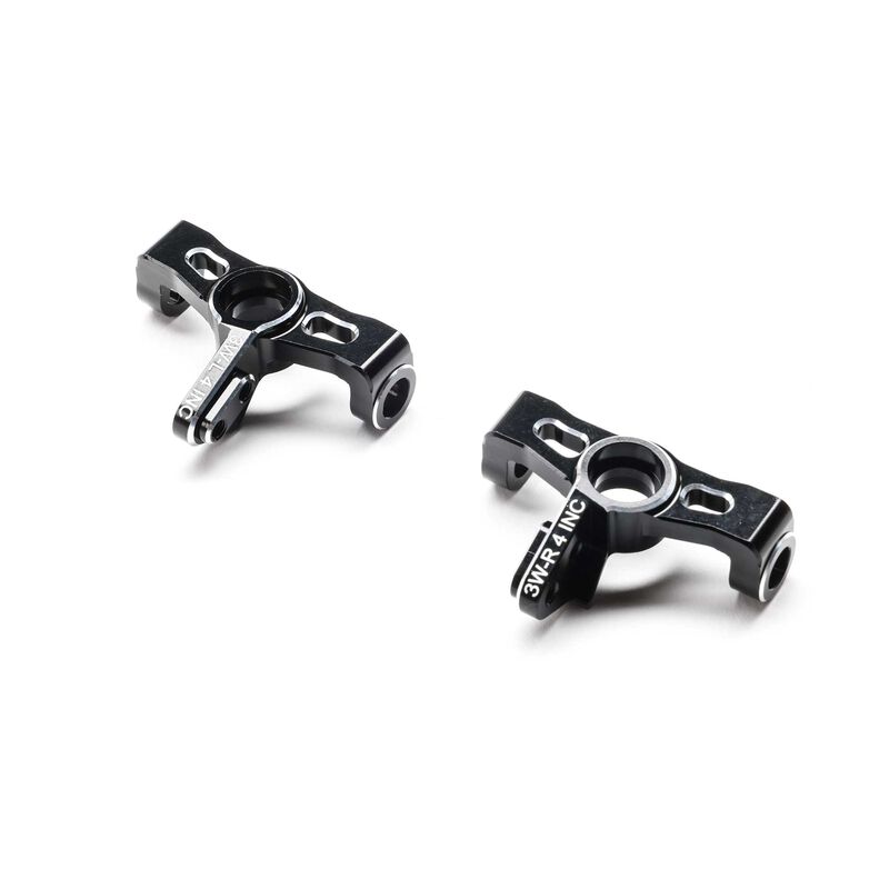 Team Losi Racing Spindle, Wide, 4 Deg Incline, Aluminum: 22X