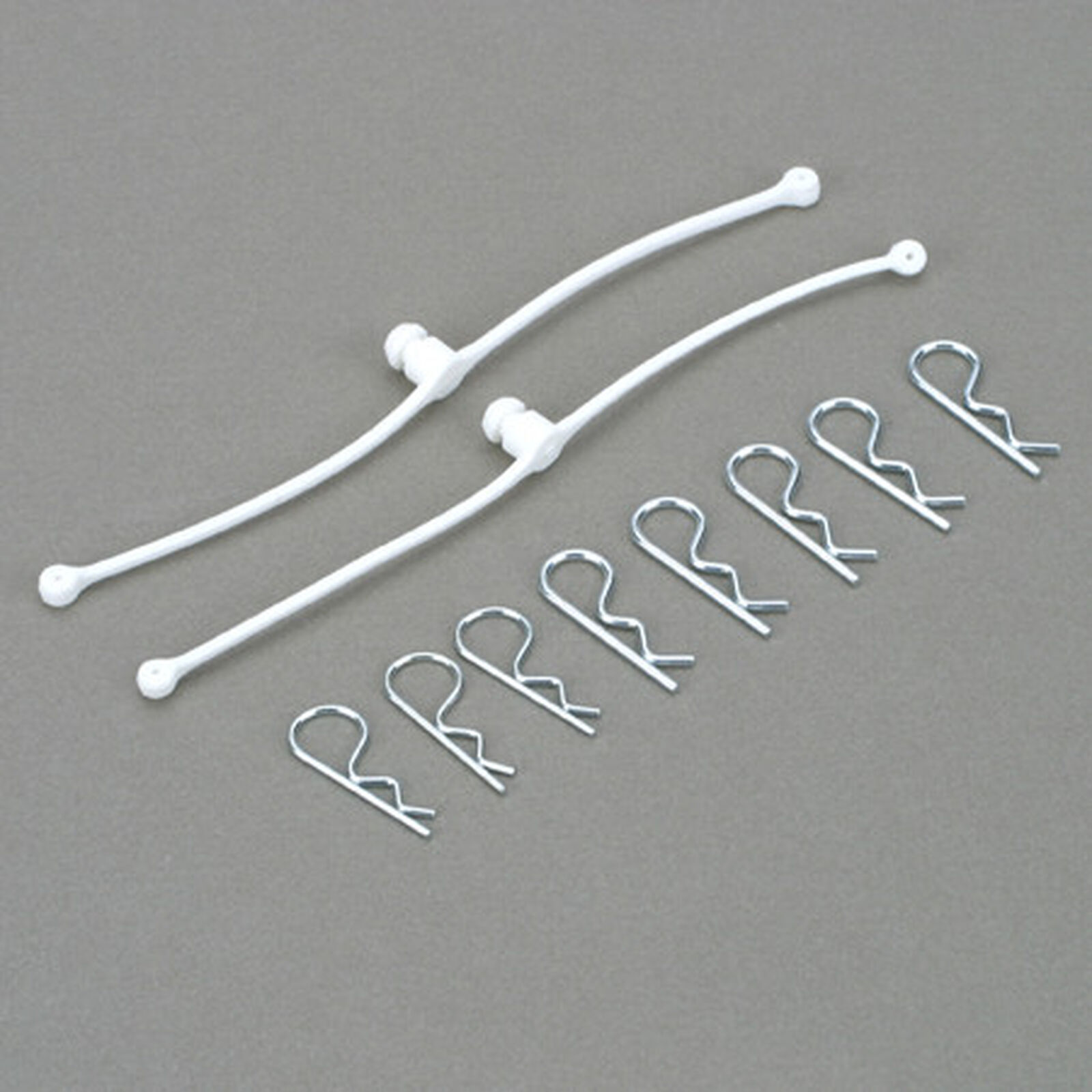 Body Klip Retainers, White (2)