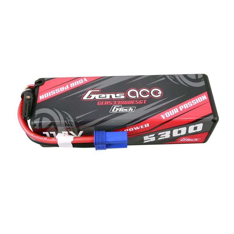 11.1V 5300mAh 3S 60C G-Tech Smart Lipo Battery: EC5