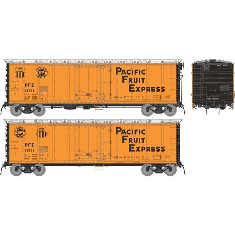 HO PFE R-40-28 Reefer: PFE - 1961 Scheme: Single Car #1