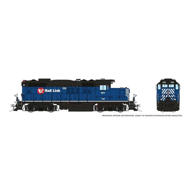 HO GP9u DC/DCC/Sound: Southern Rwy of BC: #108