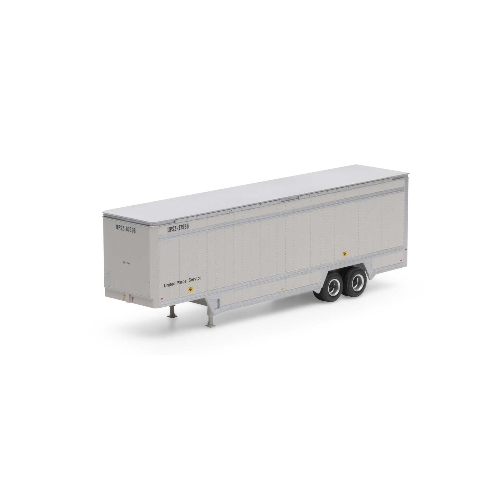 HO 40' Drop Sill Parcel Trailer, UPS/No Logo #87998