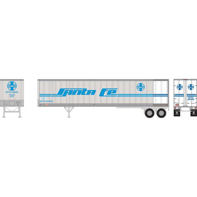 HO RTR 45' Fruehauf Z-Van Trailer, SF #253455