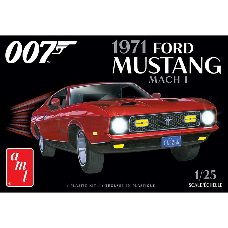 1/25 "James Bond" 1971 Ford Mustang Mach I Model Kit