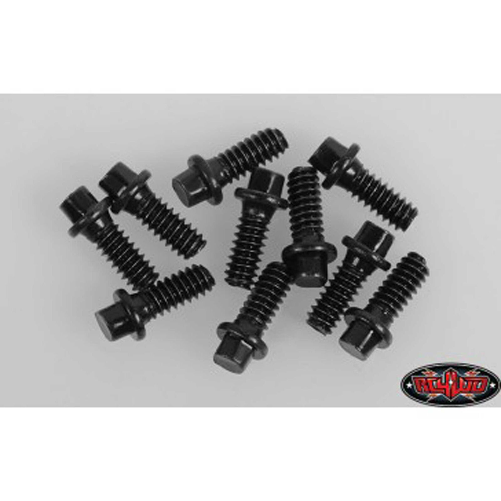 Miniature Scale Hex Bolts (M1.6 x 4mm), Black