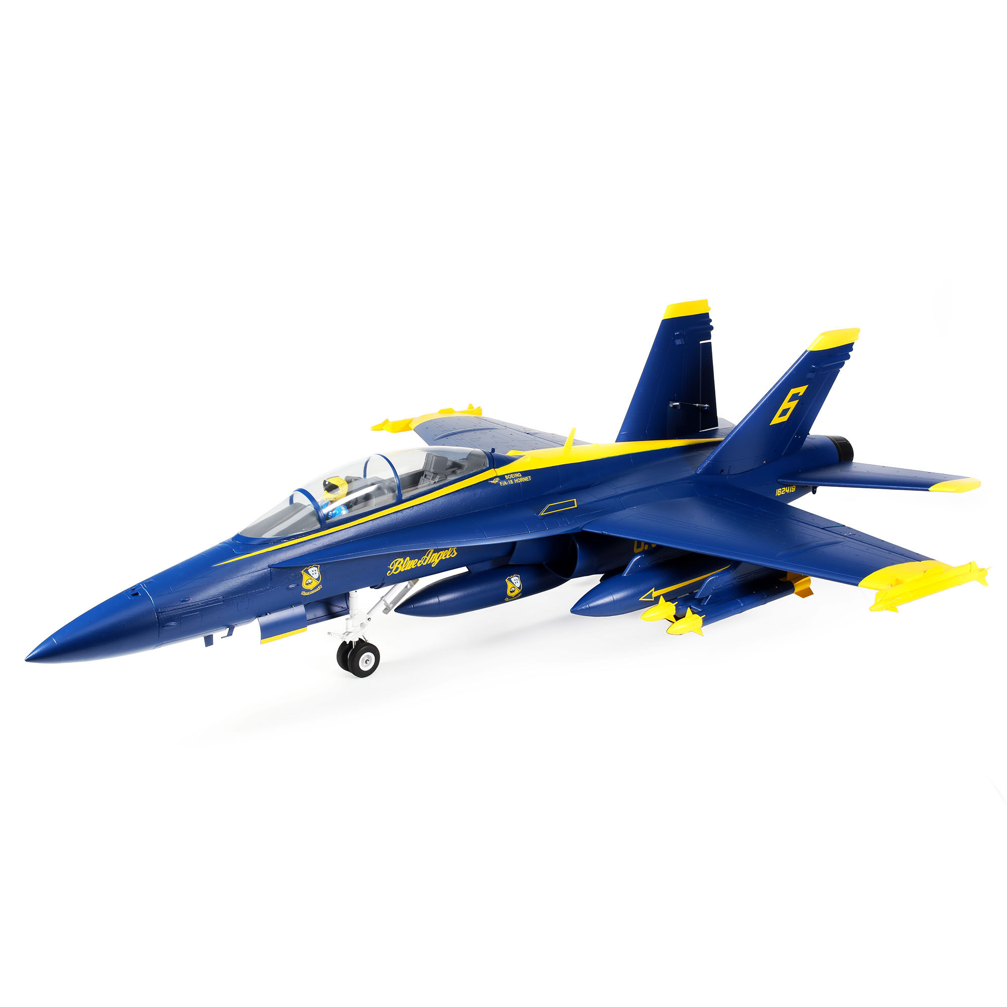 E-flite F-18 Blue Angels 80mm EDF Jet BNF Basic with AS3X and SAFE 