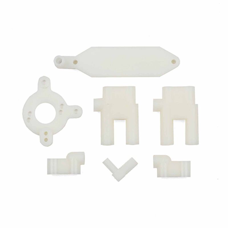 Plastic Servo, Receiver, & Antenna Mounts with Servo Horn, 1/10 Team Associated RC10GT