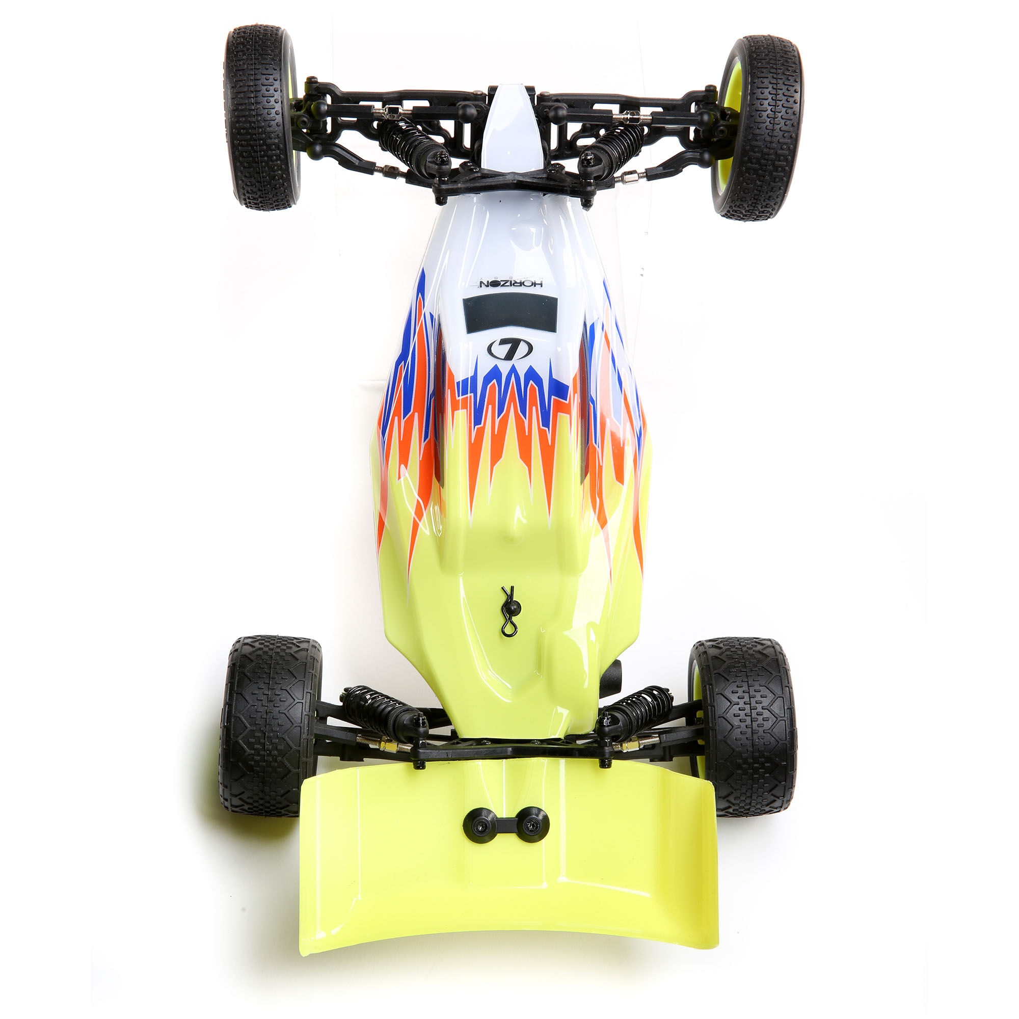 Losi Mini-B RTR 1/16 2WD バギー - イエロー/ホワイト Losi Mini-B RTR 1/16 2WD バギー - イエロー/ホワイト 1/16 Mini-B 2S 2WD
