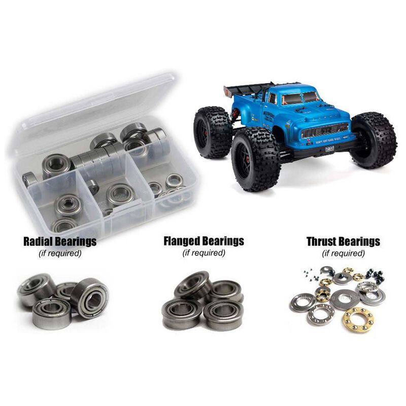 Metal Shielded Bearing Kit, 1/8 ARRMA Nortious