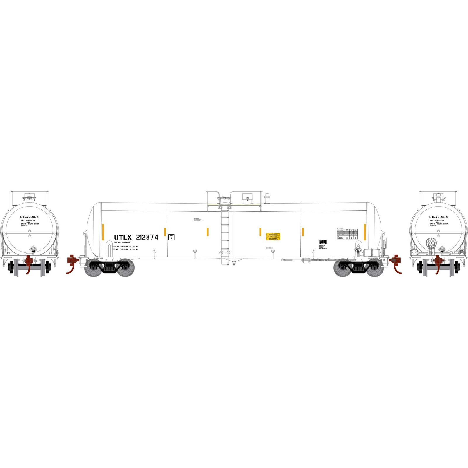 N 30,000-Gallon Ethanol Tank, UTLX #212869