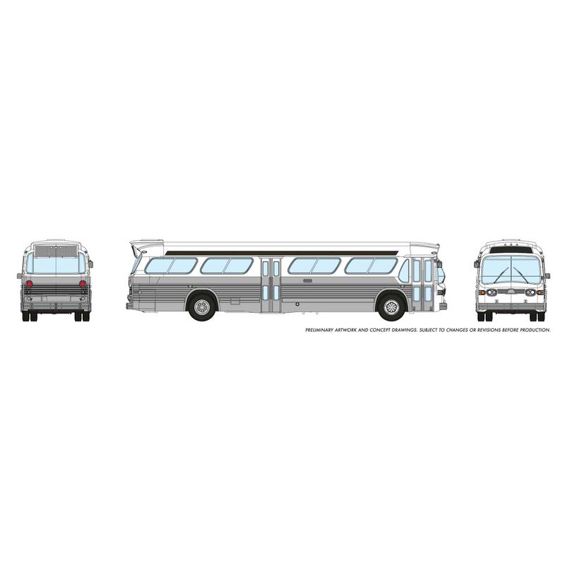 N 1/160 New Look Bus - Generic White