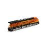 HO ES44DC Locomotive with DCC & Sound, BNSF #7672