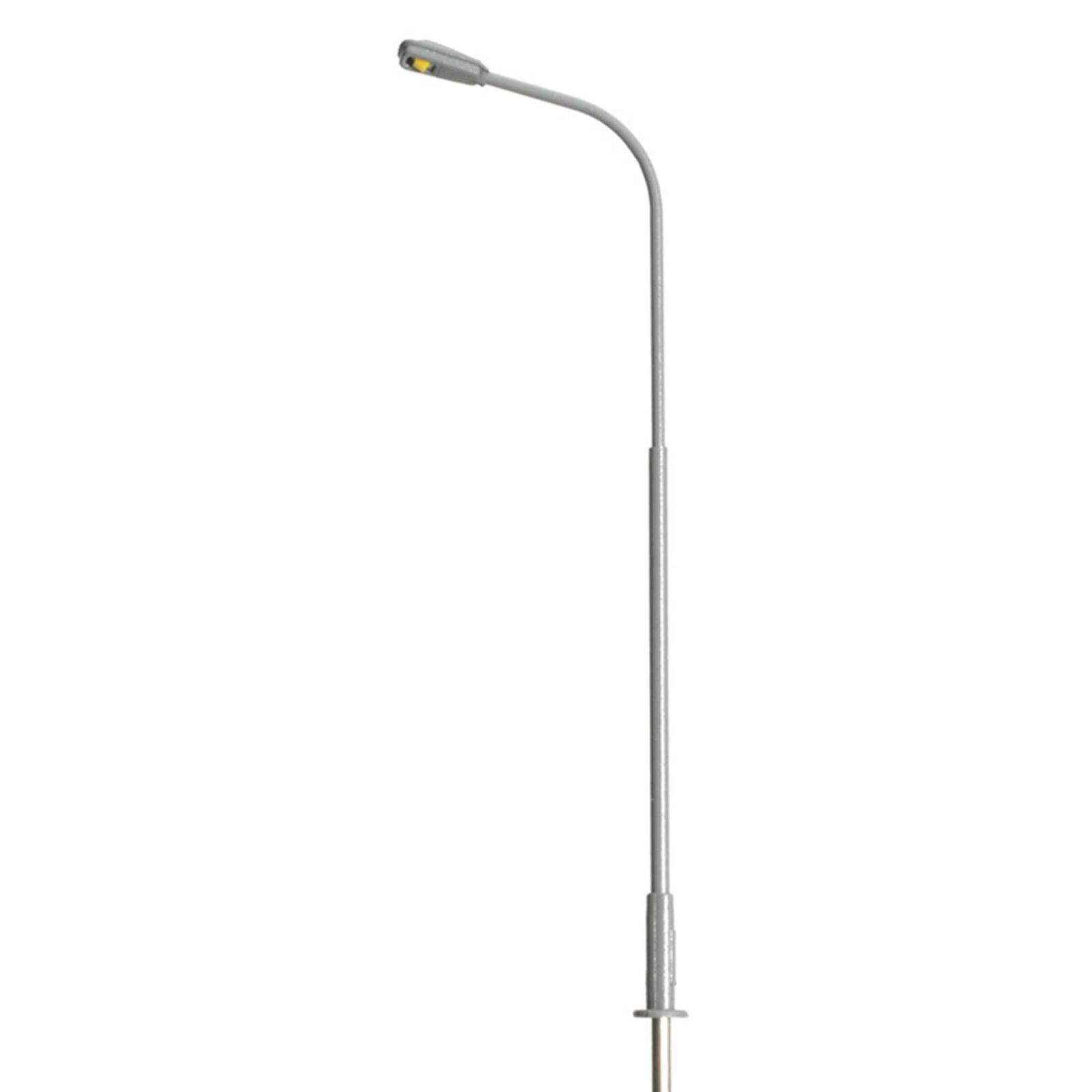 N Single Arm Streetlight, Gray, Warm LED (3)